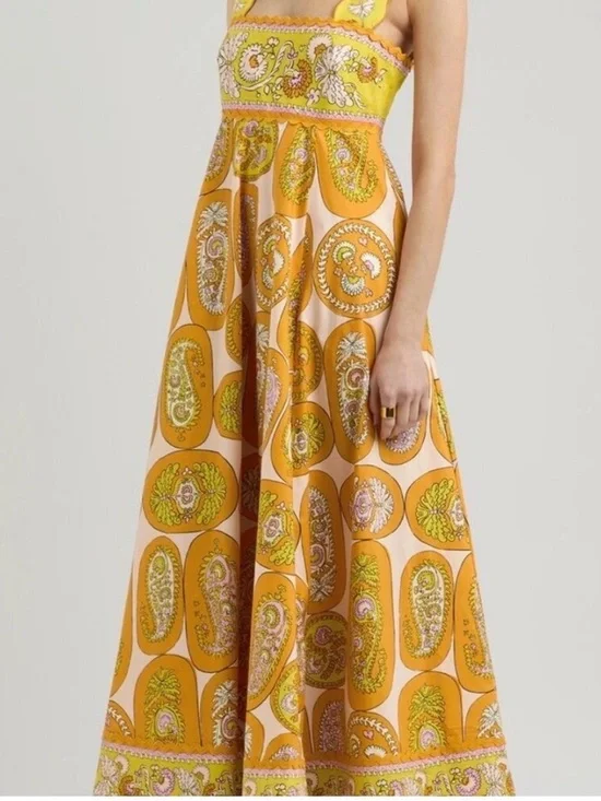 alemais diana belted midi dress ALEMAIS Diana Belted Midi Dress